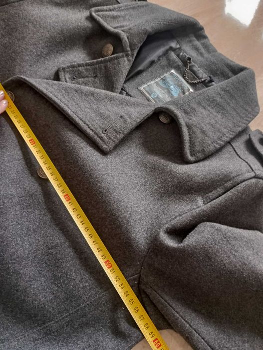 Xl-xxl płaszcz męski, kurtka w stylu militarnym, wełna 64% Burton