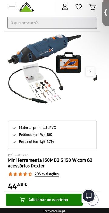 Mini Ferramenta Dexter 150MD2.5