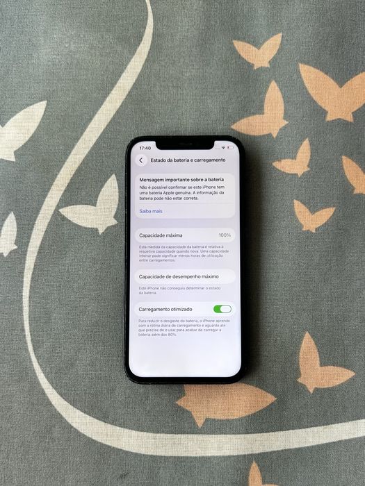 IPhone 12 100% estado de bat