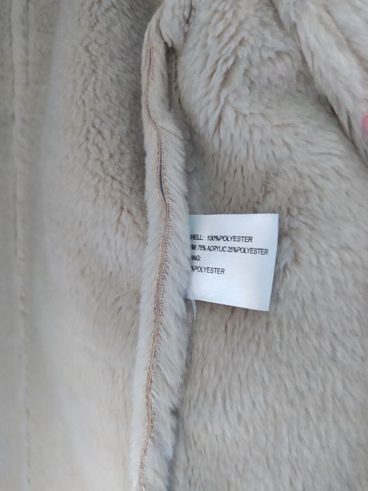 Kożuszek kremowy S/M