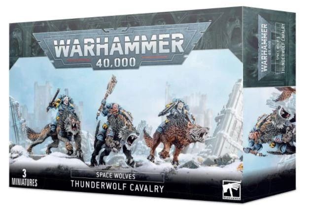 3x THUNDERWOLF CAVALRY Space Wolves Space Marines Warhammer 40k Folia