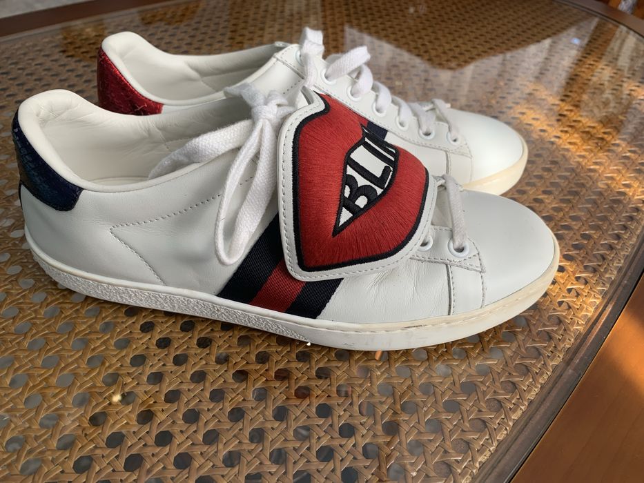 Sneakers Blind Fir Love Patch Web White Leather