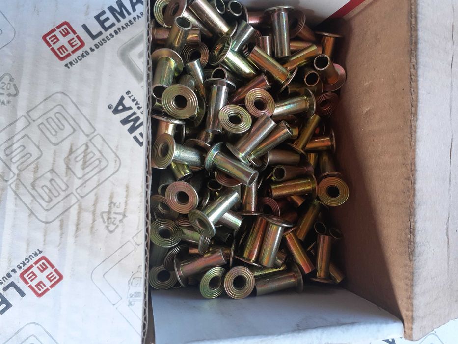 Заклепка сталева трубчаста 6,35х17,5 (250шт)