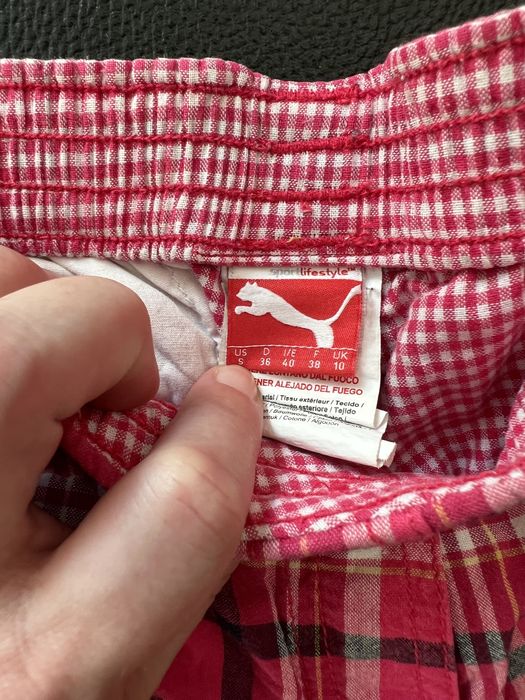 Krótkie spodenki, szorty w kratkę Puma rozm. S