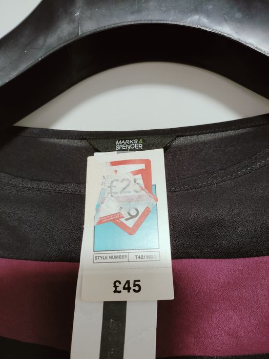 Letnia sukienka 42/44 Marks&Spencer z metką r.14 poliester