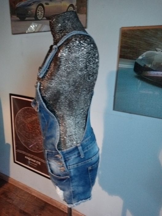 Ogrodniczki jeans krótkie