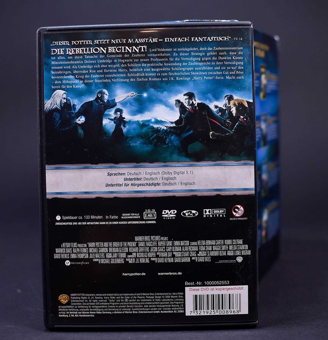 Kolekcja DVD Harry Potter 8 filmów