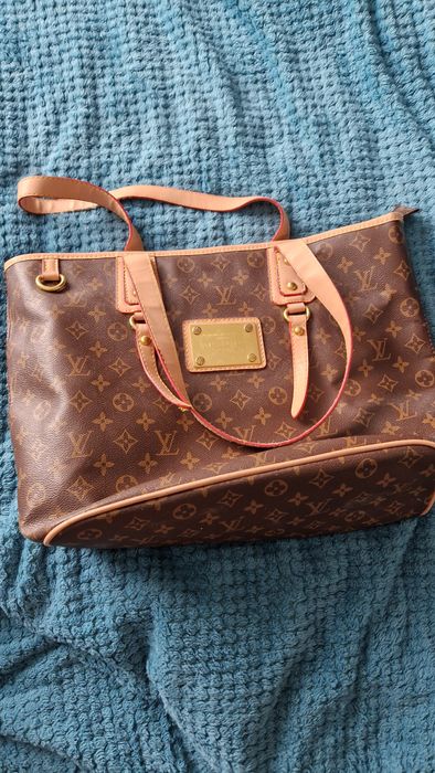 Torebka brązowa duża