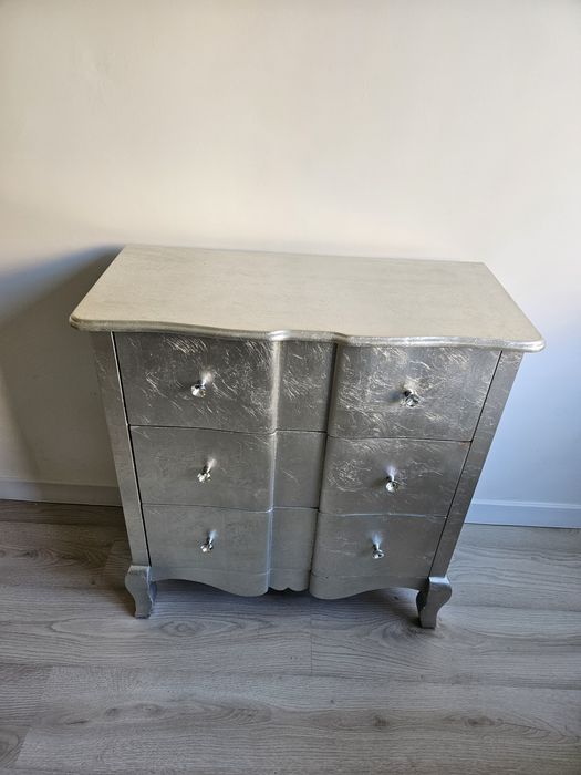 Komoda srebna 75x80x34