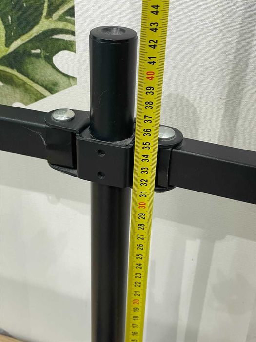 Stojak z uchwytami na dwa monitory 17-27"