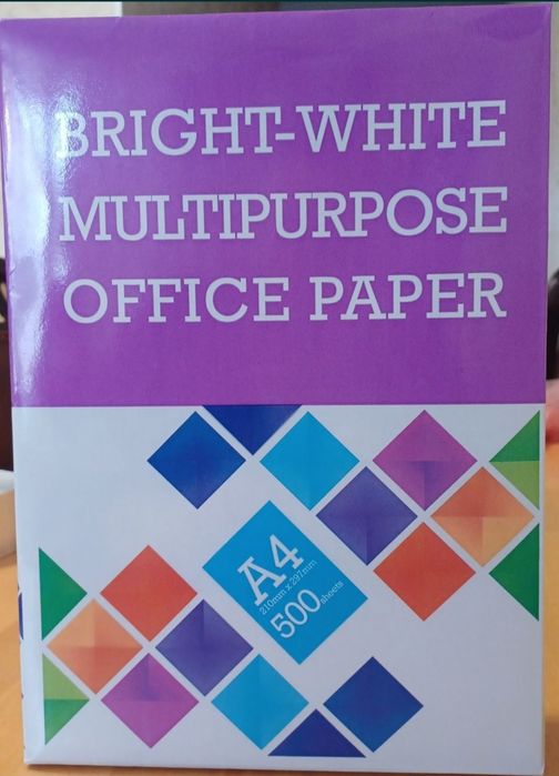Продам бумагу А-4;А3
500 листов в пачке,плотность 80
100гр пачка
Олх д