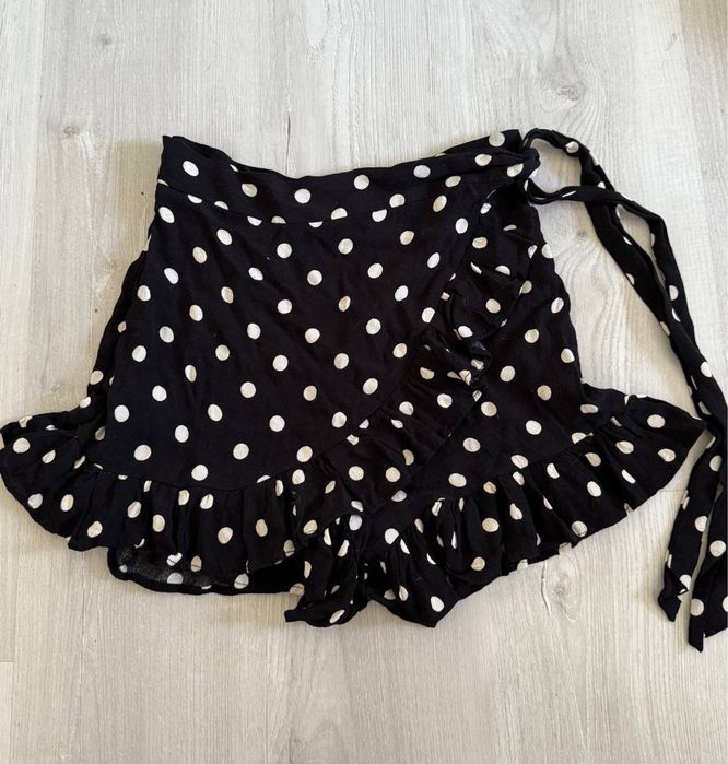 Спідниця шорти zara в горошок