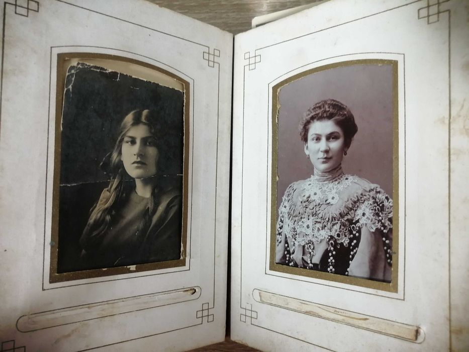 Старинный фотоальбом тисненая кожа Астрахань, 1903 год.