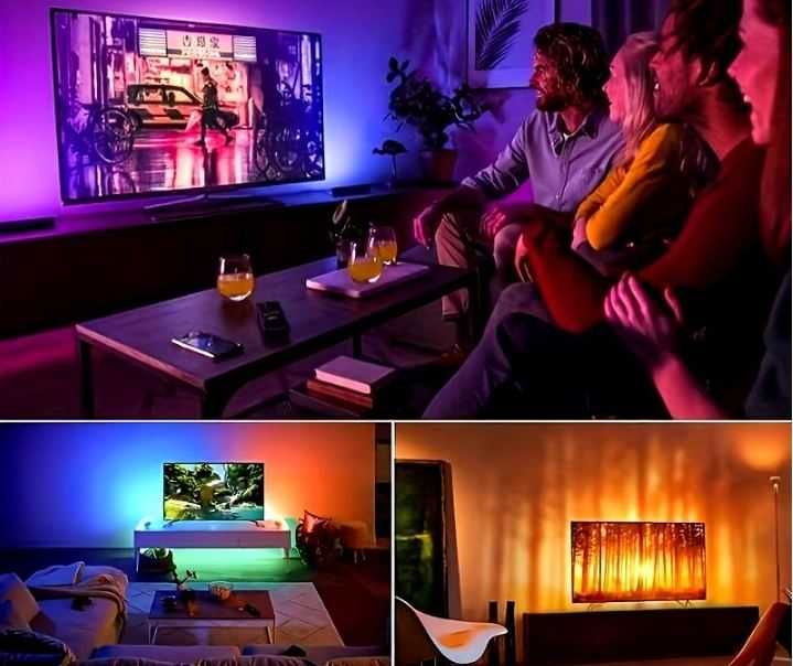 Светодиодная RGB лента,c пультом 24 клавиши, 5050 дюймов, USB, 5 м