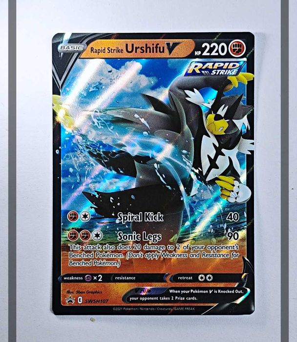 Rapid Strike Urshifu V SWSH107 Promo Pokemon ENG-M