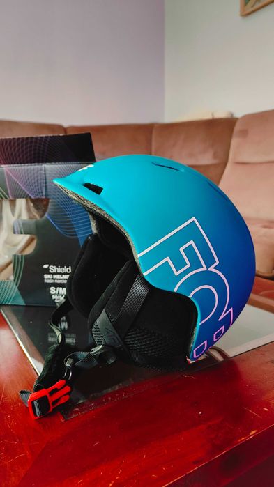 Kask narciarski 4f turkusowy