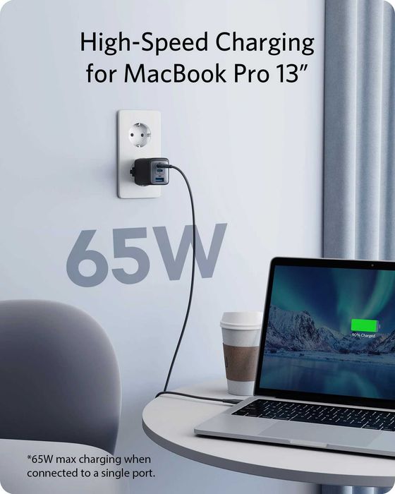 Зарядний пристрій ANKER 735 CHARGER 65W PowerPort III (A2667)