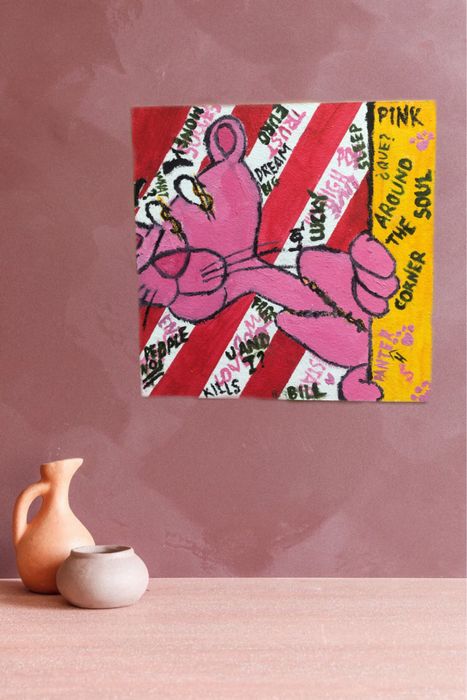 Картина маслом Розовая Пантера Арт Money Art