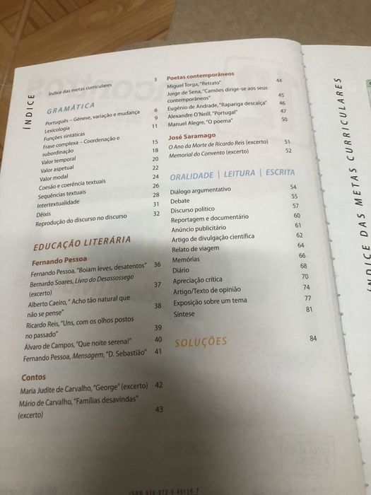 Caderno de atividades do livro encontros 12 ano