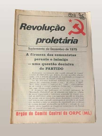 "Proletarian Revolution" Magazine, December 1975 Supplement