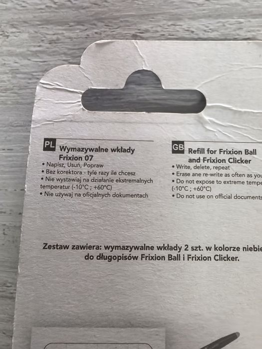 Wkłady wymazywalne Pilot #powrót do szkoły