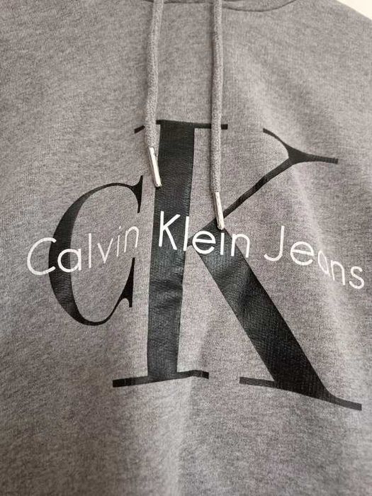 Szara bawełniana bluza Calvin Klein Jeans r. XS