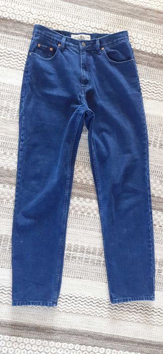 Jeansy vintage wysoki stan L