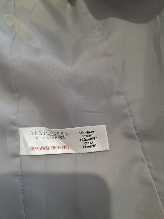 St. George by Duffer marynarka szara len Designers at Debenhams 140