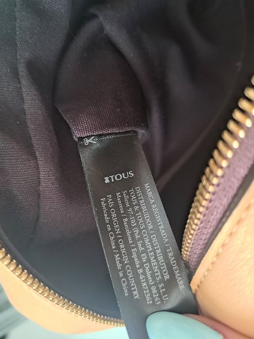 Oryginalna torebka Tous Kolekcja Kaos Icon Multi! Beżowa, brązowa