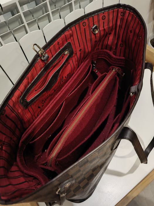 Torebka shopperka modna brąz złote dodatki monogram neverfull LV