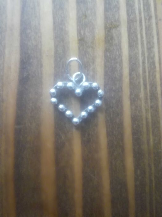 Wisiorek srebrny - serce