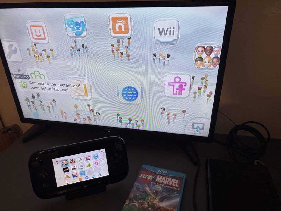 Zestaw Wii U 32 gb Komplet Gra GWARANCJA