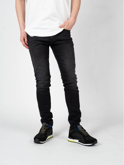 Jeansy czarne slim fit Diesel 33/32