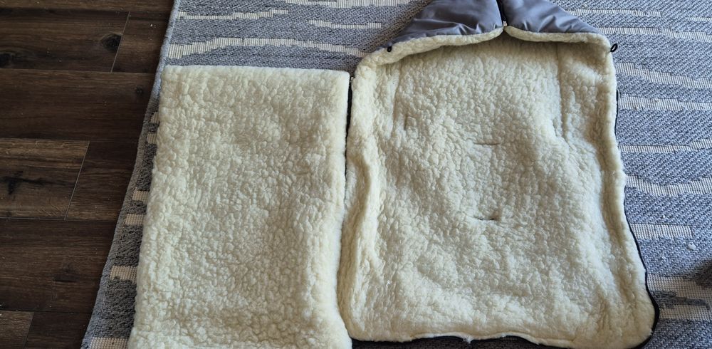 Śpiworek zimowy szary