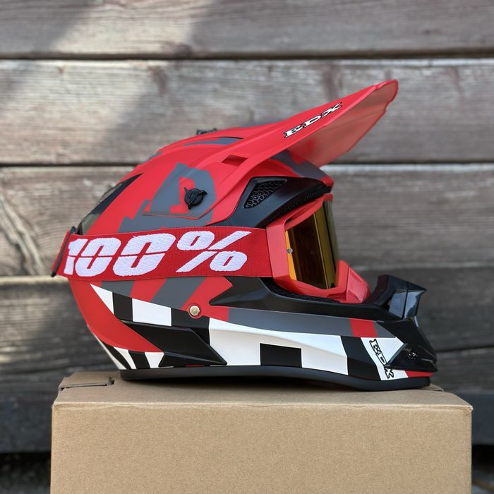 +Подарунок! Мото шолом EDX / Шлем для мотоцикла / Эндуро шлем