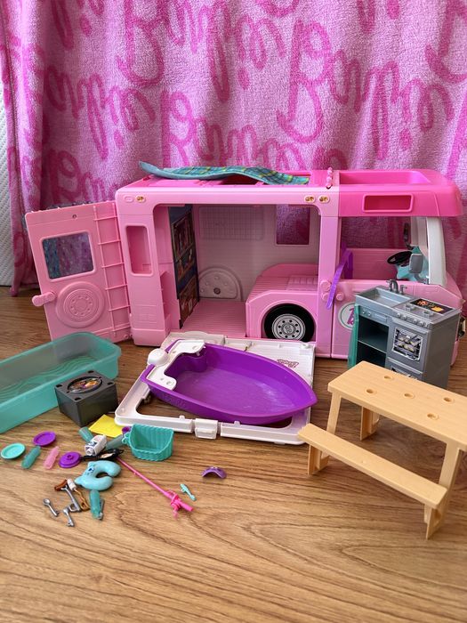 Kamper barbie  uzywany