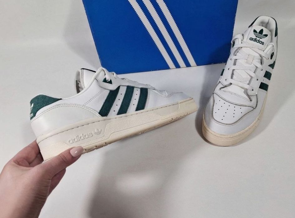 Кросівки Adidas Rivalry Low Оригінал (р. 46) мужские кожаные кроссовки кеды / Gazelle Samba Dragon OG
