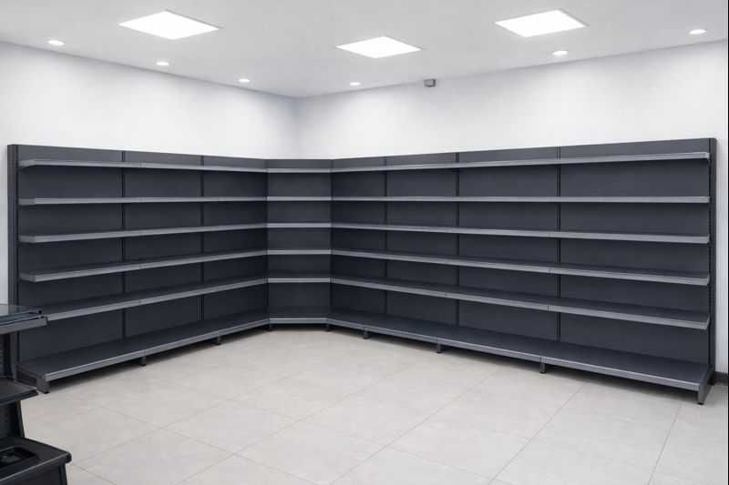 Торгове обладнання. Торгові стелажі. Каса прилавок. Вітрина стелаж