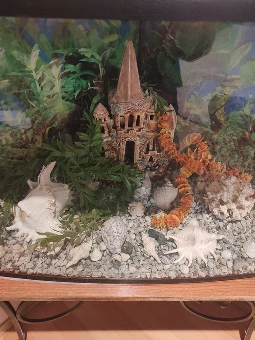 Продається кутовий акваріум  140 л.