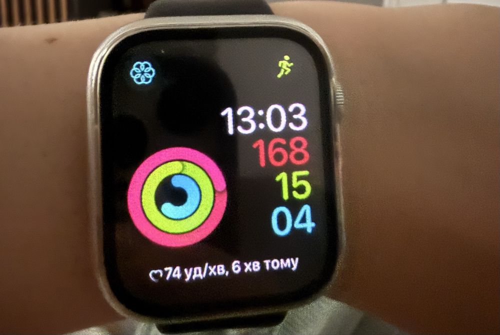 Apple watch 8 series 45 mm ОРИГІНАЛ Silver