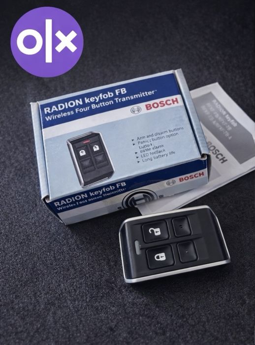 Comando Bosch RADION FB – Wireless 4 Botões Alarme