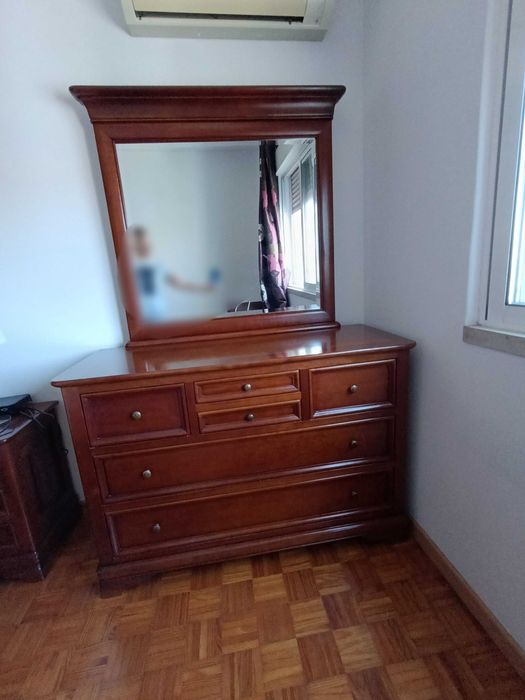 Mobília Quarto Cerejeira, Excelente estado!