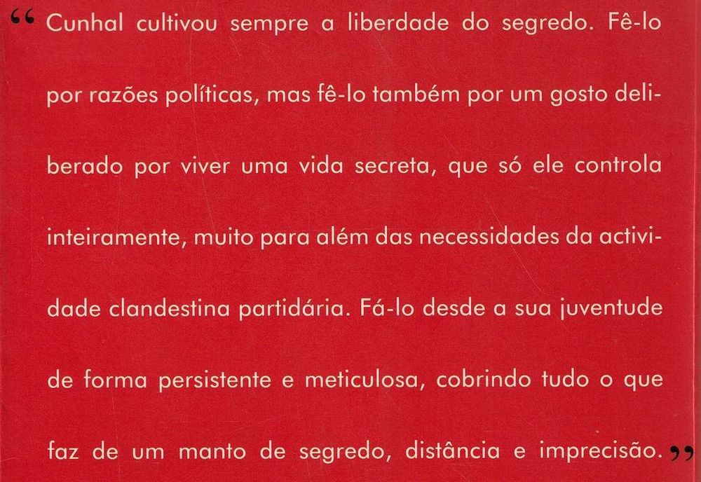 Livro Álvaro Cunhal Uma Biografia Política - Volume 1 de José Pacheco Pereira [Portes Grátis]