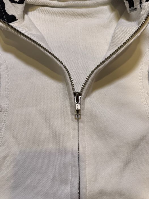 Зип худи Undercover белое slim fit archive