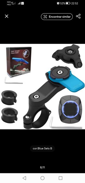 Suporte telemóvel para colocar na moto