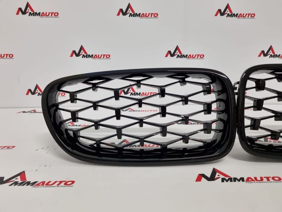 Grelhas Frontais BMW Série 5 F10 F11 Diamond Black
