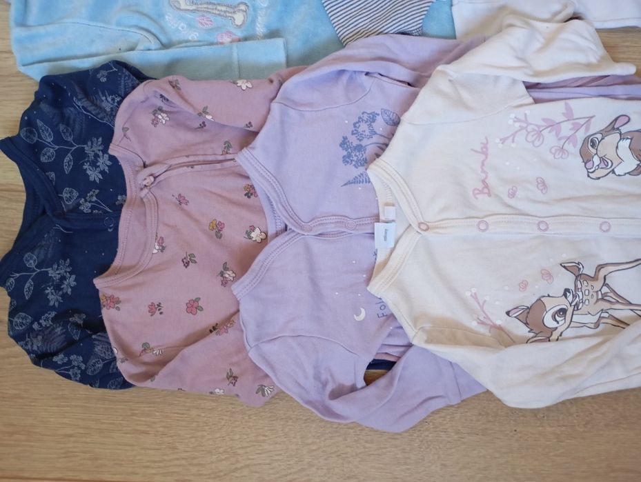 Śpiochy i body dla dziewczynki