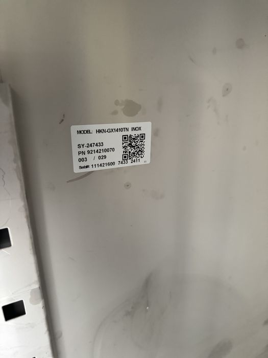 Холодильна камера Hurakan HKN-GX1410TNS нова !!