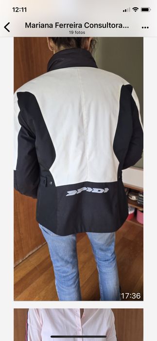 Casaco motard reversivel
