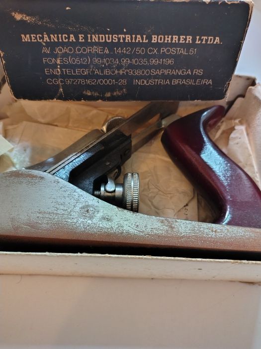 Plaina Abohr 3 - com Caixa e Manual ¥
